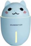 Pithadai Adorable Cute Cat 3 In 1 Air Humidifier+Cooling Fan+ Night Light, Mini Cool Portable Room Air Purifier