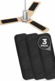 Rudraenterprise Activated Carbon Ceiling Fan Blade Air Purifier Pads 3 Pcs