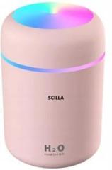 Scilla Colorful Humidifiers with LED Night Light, USB 300ml Mist Humidifier Portable Room Air Purifier