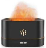 Scilla Flame Effect Humidifier, Small Ultra Fine Mist Desktop Humidifier Portable Room Air Purifier