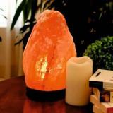 Sjn Himalayan Rock Salt Lamp Hand Carved Mountain Shaped 7 Inch Height 2 3 Kg, Natural Air Purifier, For Vastu, Healing, Peace & Harmony Portable Room Air Purifier