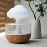 Agworld Snuggle Cloud, Color Changing Cloud Raindrop Diffuser/Humidifiers Lamp Portable Room Air Purifier