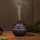 Akr Round Electric USB Mini Aroma Oil Diffuser Air Humidifier Office Portable Room Air Purifier