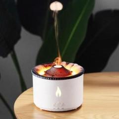 Darkstone Fab Ultrasonic Essential Oil Diffuser with Flame Volcano Humidifier Aroma Portable Room Air Purifier