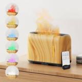 Divasense Essential Oil Diffusers Aroma Diffuser Atomizing Humidifier Flame Type Room Portable Room Air Purifier