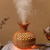 Divasense Flower Design Electric USB Mini Humidifier Aroma Oil Diffuser Air Humidifier Portable Room Air Purifier