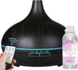 Divine Aroma Funnel Top Ultrasonic Aroma Diffuser & Spring Blossom Aroma Oil 100ml For Home Portable Room Air Purifier