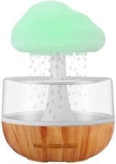 Donda Rain Cloud Air Humidifier Mushroom Waterfall Lamp Water Drip Cloud Diffuser Portable Room Air Purifier