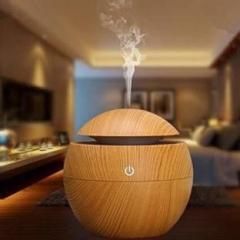 Makd PE ROUND SHAPE HUMIDIFIER WOODEN L33 Portable Room Air Purifier