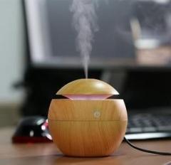 Makd PE ROUND SHAPE HUMIDIFIER WOODEN L39 Portable Room Air Purifier