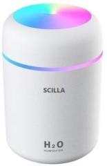 Scilla White Humidifiers with colorful Light for Room, Bedroom, Office, Car Portable Room Air Purifier