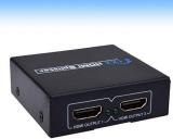 2 Ports HDMI Splitter Verteiler 1x IN 2x OUT HDMI Splitter Full HD 3D 1080P