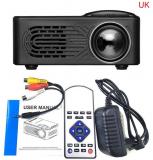 7000 Lumens 3D 1080P Full HD Mini Projector LED Multimedia Home Theater AV USB