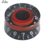 Black Red Electronic Guitar Speed Dial Knobs Control Knobs For LP LP Guitar Musical Instrument Tackle Tool Accessory