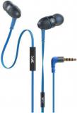 Boat Boat Bass Head 200 Blue In Ear Wired With Mic Headphones/Earphones