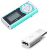 Captcha Micro USB To USB Type C Adapter With Digital MP3 Players Blue.DigitalMp3Plyer+White.Connector C