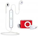 Captcha S6 Bluetooth Headset With Mini Metal Bluetooth MP3 Players