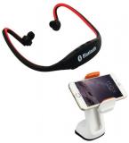 Cospex Suction Cup Base Mobile Holder With BS 19C Bluetooth MP3 Players