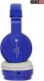 DEFLOC SH12 On Ear Wireless With Mic Headphones/Earphones BLUE Color