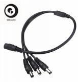 DIGOO Power Connector Wire 1 Female To 3 Male Head DC12V Power Splitter Adapter Cable Extension Cord 5.5x2.1mm