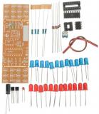 DIY Two Color LED Flashing Light Electronic Kit Circuit Board