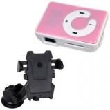 Drumstone Mobile Phone Holder Neck Long With Simple MP3 Players Pink.SimpleMP3+Black.Holder.Neck Long