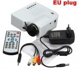 HD 1080P Mini Portable Home Cinema Theater Projector White US/UK/AU/EU