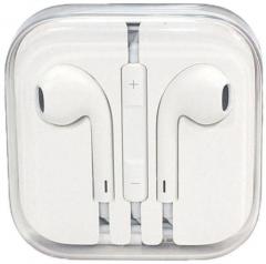 High Class ApplE007 In Ear Wired Earphones With Mic White