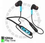 Hitage 12H Backup Light Sports Flex Bluetooth Neckband Wireless With Mic Headphones/Earphones