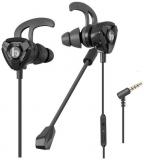 Hitage Gaming Earphones With Noise Cancelling In Ear Wired With Mic Headphones/Earphones