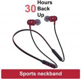 Hitage NBT 6858 Bluetooth Neckband Wireless With Mic Headphones/Earphones