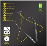 Hitage Nbt 9541 Sports Megnatic LightWeight Neckband Wireless With Mic Headphones/Earphones