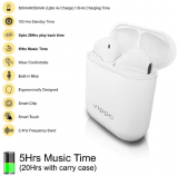 Hitage VIPPO_VI 13 TWS ORIGINAL Earbuds On Ear Wireless With Mic Headphones/Earphones White