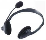 Intex Headphone Standard On Ear Wired Headphones With Mic Black