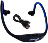 KSJ BS19C Bluetooth Neckband Headset With Memory Card Sport Black