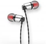 Line Control 3.5mm Plug Subwoofer In Ear Metal Wired Earphones