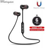 Maryam BT 13 NECKBAND SPORT MAGNET WIRELESS Neckband Wireless With Mic Headphones/Earphones