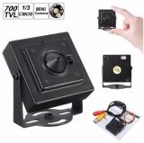 Mini Pinhole HD 700TVL 1/3 Inch 3.7mm Wide Angle Board Lens CCTV Security PAL Camera