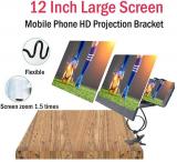 Mobile Phone HD Projection Bracket Screen Magnifier 360 Degree Adjustable Clip