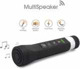 Multi Function Portable Wireless Bluetooth Speaker Cum Torch With FM Radio & SD Card Slot