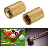 Newest 1pcs Brass Cue Ferrules Pool Snooker Billiard Cue Tip Ferrule 10mm Brass Ring Screw On Tip Replacement Tool