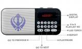 NITNEM & BANIS GURBANI RADIO PLAYER N B BLACK MP3 Players