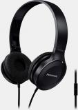 Panasonic RP HF100M K On Ear Wired Headphones With Mic