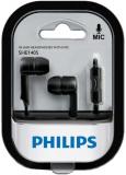 Philips 1405 In Ear Wired Earphones With Mic Black