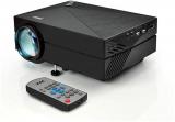 Pyle Mini Video Projector 1080p Full HD Multimedia LED Cinema System For Home Theater, Office Conference Presentations W/ Keystone