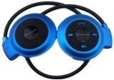 Rooq Mini S503 On Ear Wireless Headphones With Mic Blue