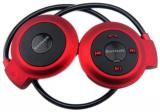 Rooq Mini S503 Over Ear Wireless Headphones With Mic Red