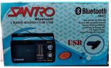 Santro Bluetooth 5 Band Radio Cum Usb 5 Band FM Radio Players