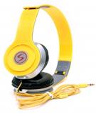 Signature VM 46 Over Ear Wired Headphones Without Mic Yellow