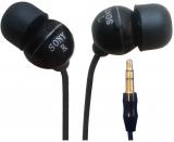 Sony MDR 75 In Ear Wired Earphones Without Mic Black